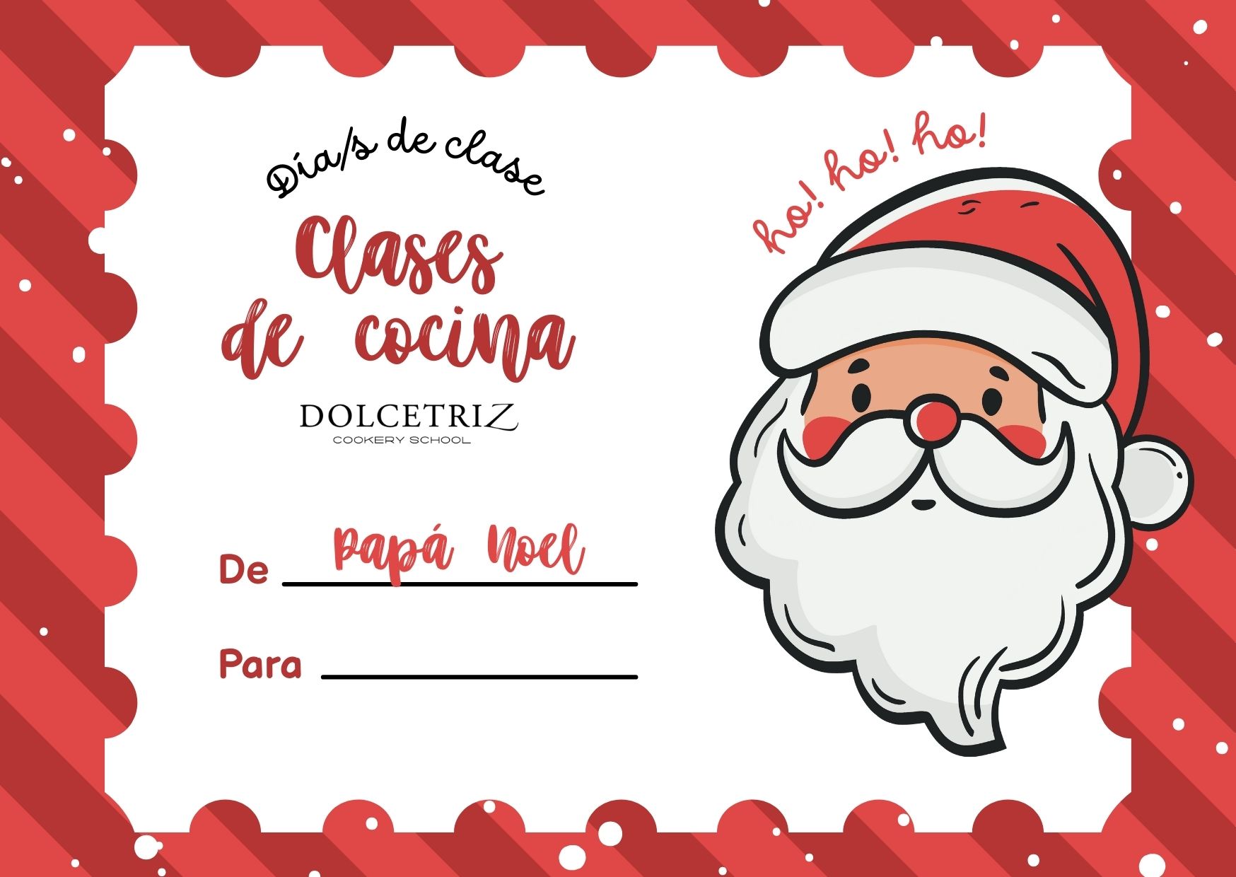 Tarjeta regalo personalizada Minichefs