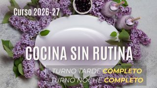 Inscripción Cocina sin rutina
